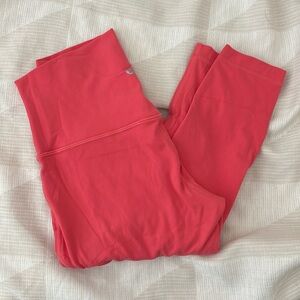 Lululemon Orange High Rise Leggings